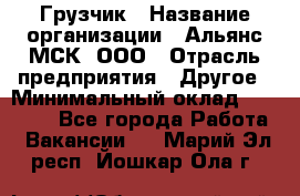 Грузчик › Название организации ­ Альянс-МСК, ООО › Отрасль предприятия ­ Другое › Минимальный оклад ­ 40 000 - Все города Работа » Вакансии   . Марий Эл респ.,Йошкар-Ола г.